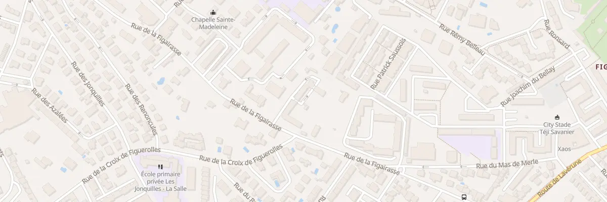 Plan du 35 Rue de la Figairasse à Montpellier