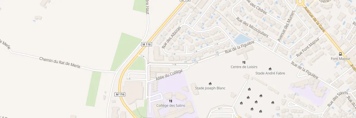Plan du 16 Rue des Albizias à Villeneuve-lès-Maguelone