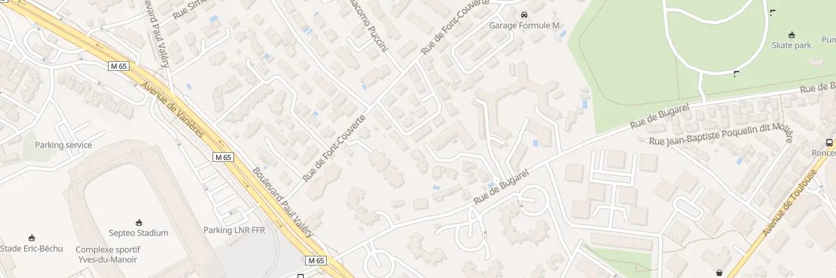 Plan du 13 Rue William et Catherine Booth à Montpellier