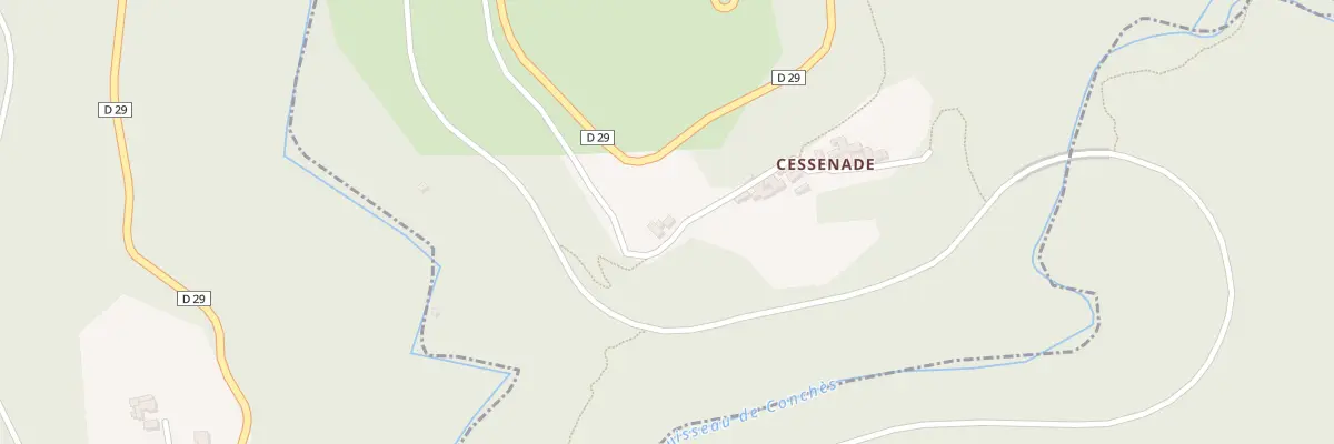 Plan du 5048 Cessenades à Ventalon en Cévennes