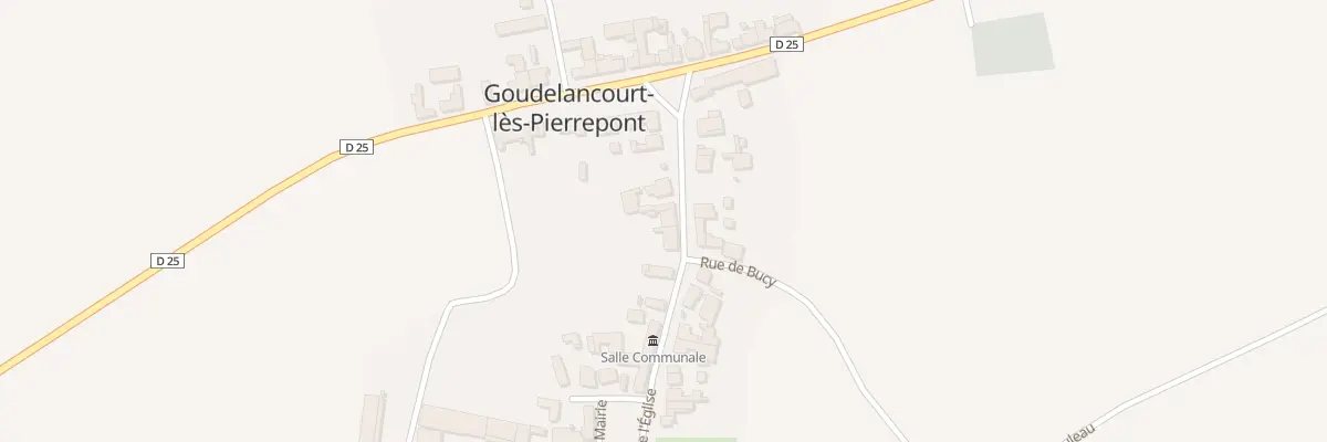 Plan du 8 Rue de l’Eglise à Goudelancourt-lès-Pierrepont