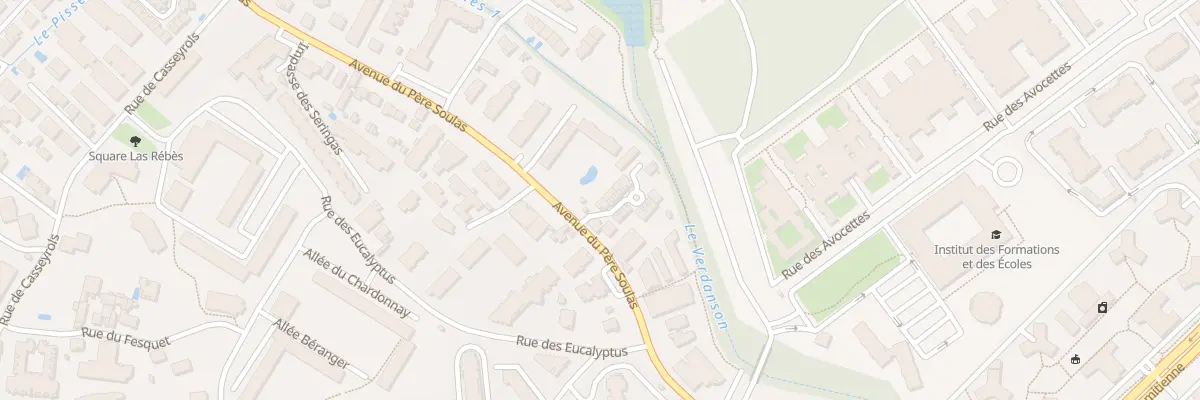 Plan du 1374 Av du Père Soulas à Montpellier