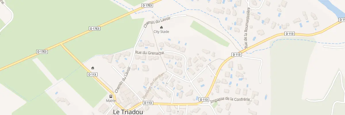 Plan du 20 Rue du Grenache au Triadou