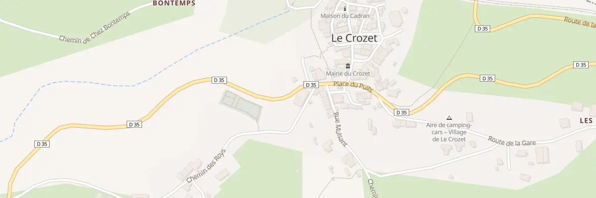 Plan du 72 Che des Roys au Crozet