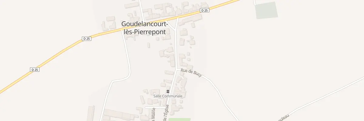 Plan du 9 Rue de l’Eglise à Goudelancourt-lès-Pierrepont