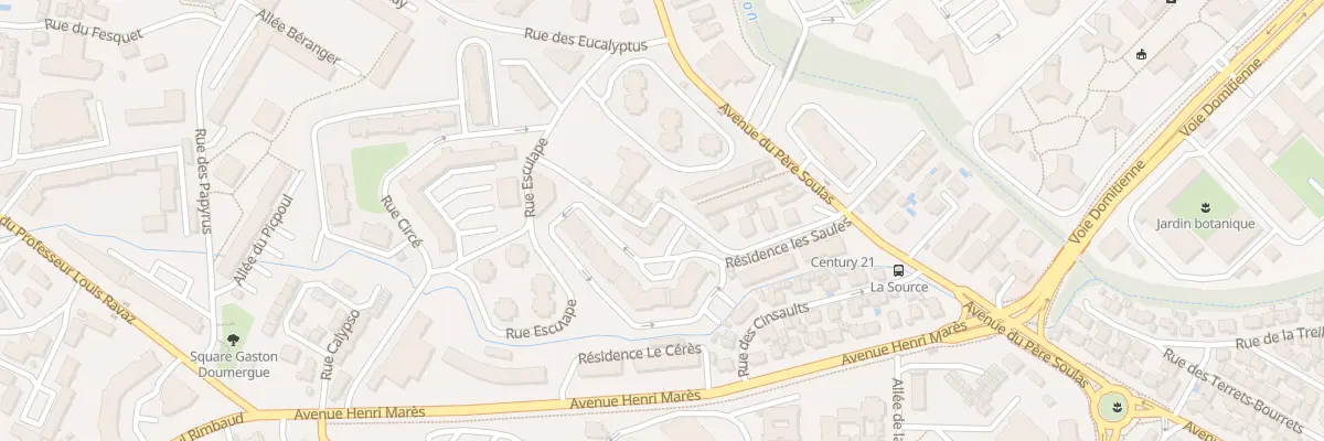 Plan du 167B Rue du Mas de Miécamp à Montpellier