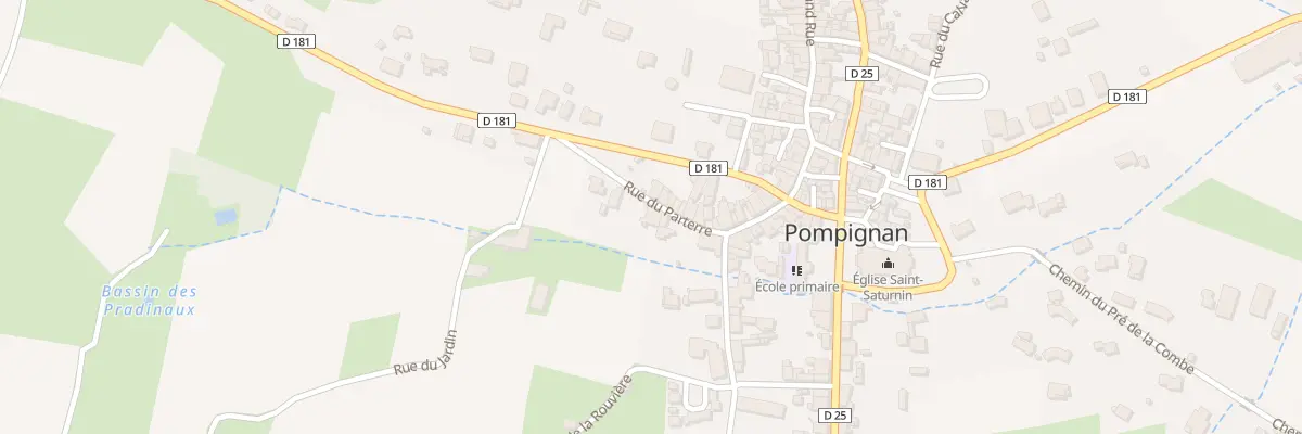 Plan du 5153 Rue du Parterre à Pompignan