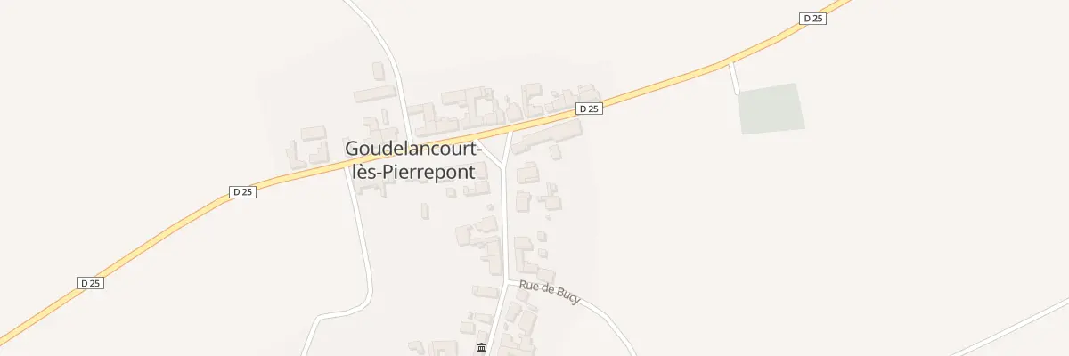 Plan du 3 Rue de l’Eglise à Goudelancourt-lès-Pierrepont