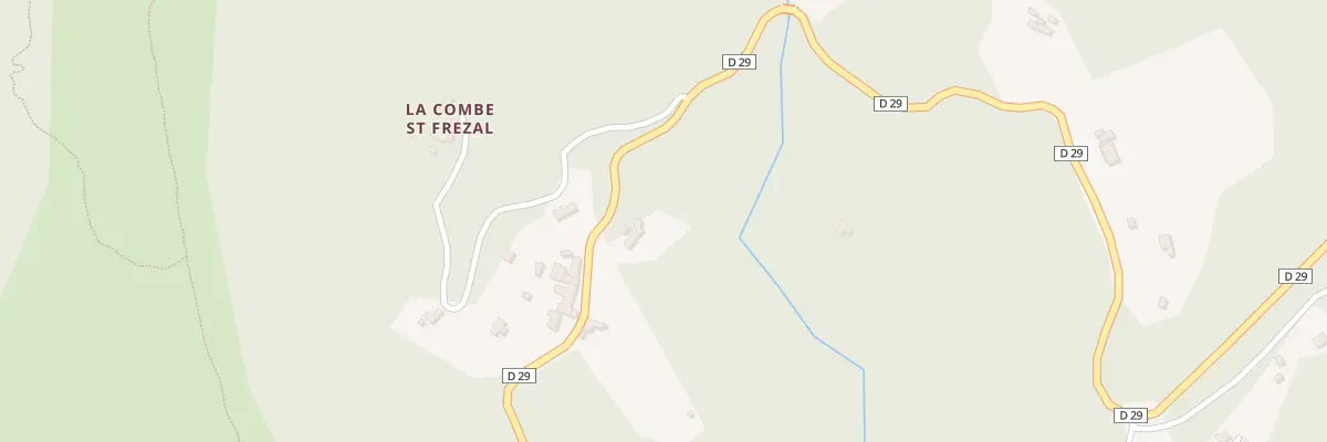 Plan du 5097 La Ponge à Ventalon en Cévennes