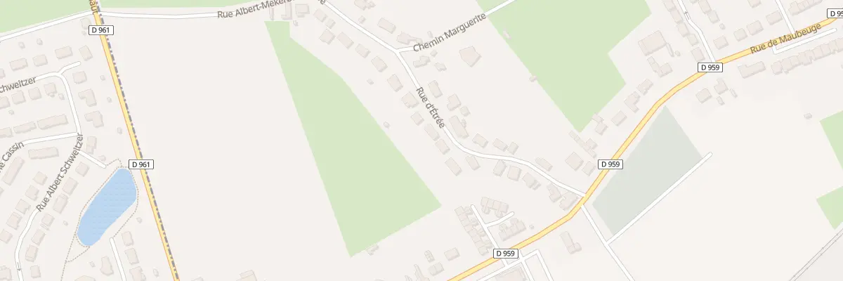 Plan du 13 Rue d’Estree à Bachant