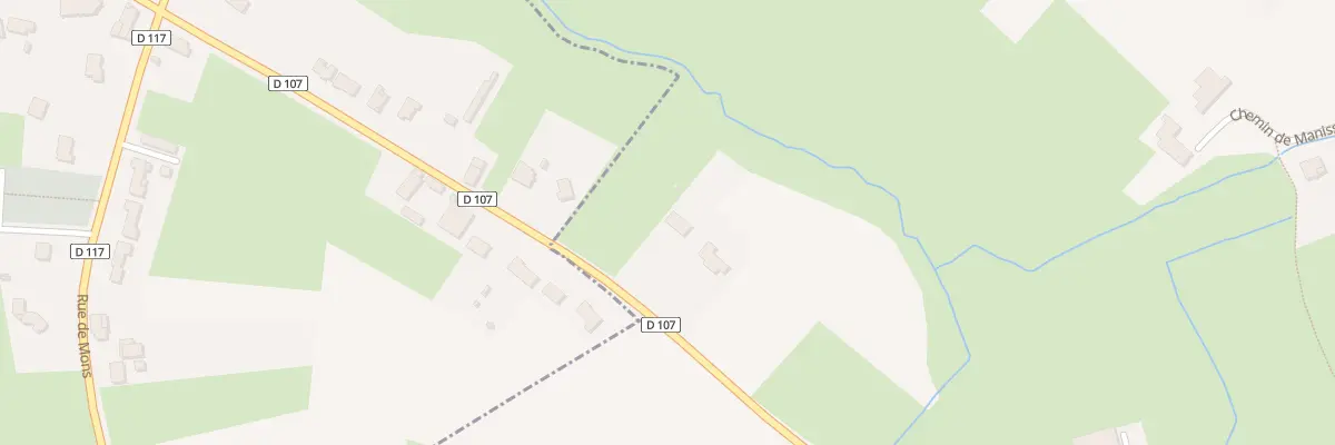 Plan du 2 Rte d’Hargnies à Vieux-Mesnil
