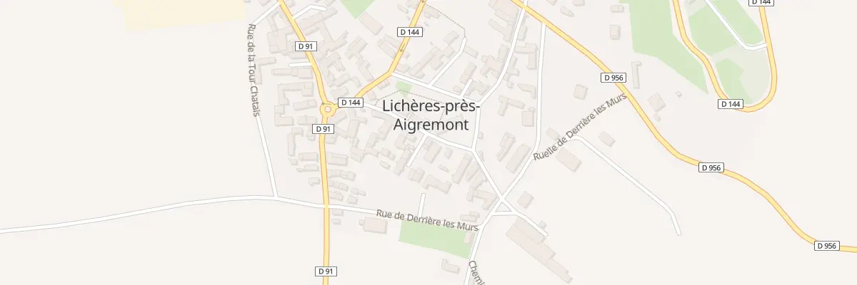 Plan du 14 Rue de l’Eglise à Lichères-près-Aigremont