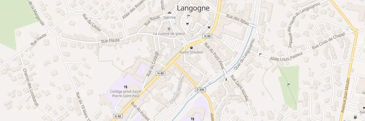 Plan du 6 Rue des Calquieres à Langogne