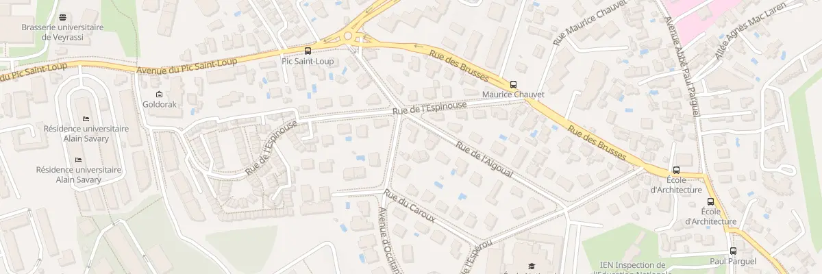 Plan du 1040 Av d’Occitanie à Montpellier