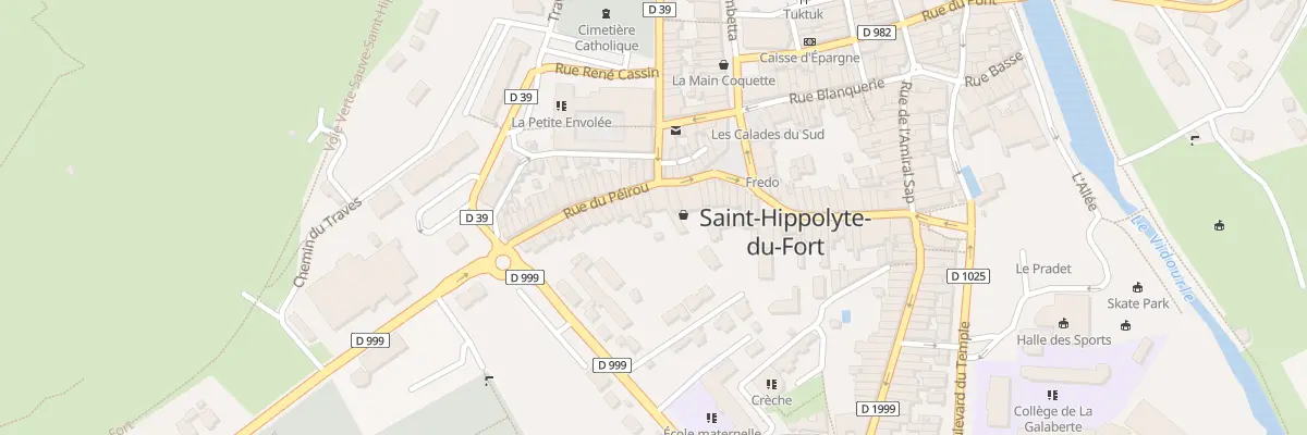 Plan du 12 Rue du Péirou à Saint-Hippolyte-du-Fort