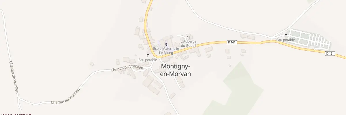 Plan du 46 Rte de la Grande Croix à Montigny-en-Morvan
