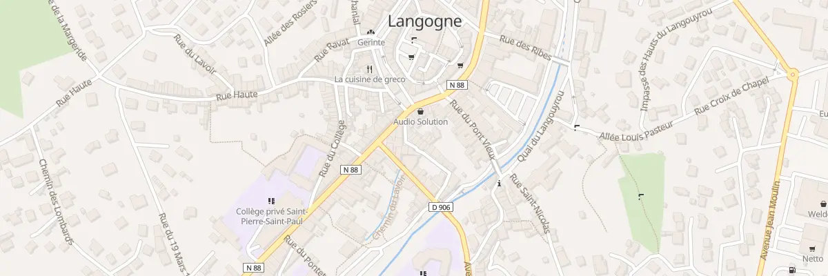Plan du 5 Rue des Calquieres à Langogne