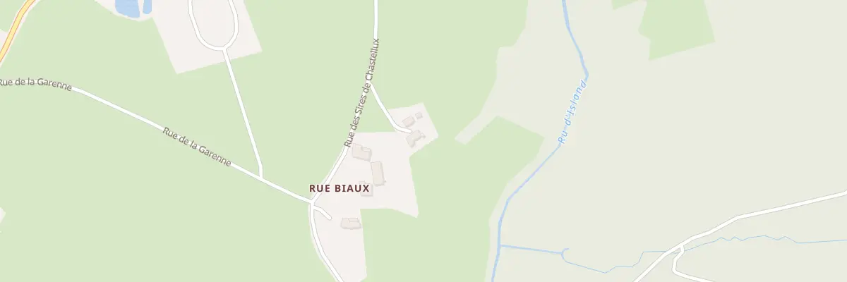 Plan du 13 Rue des Sires de Chastellux à Island