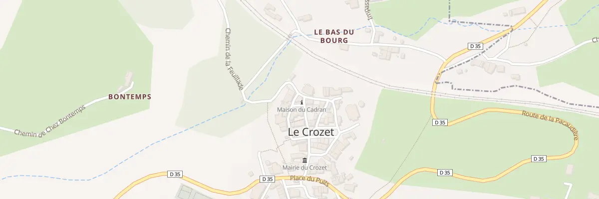 Plan du 170 Rue du Cadran Solaire au Crozet