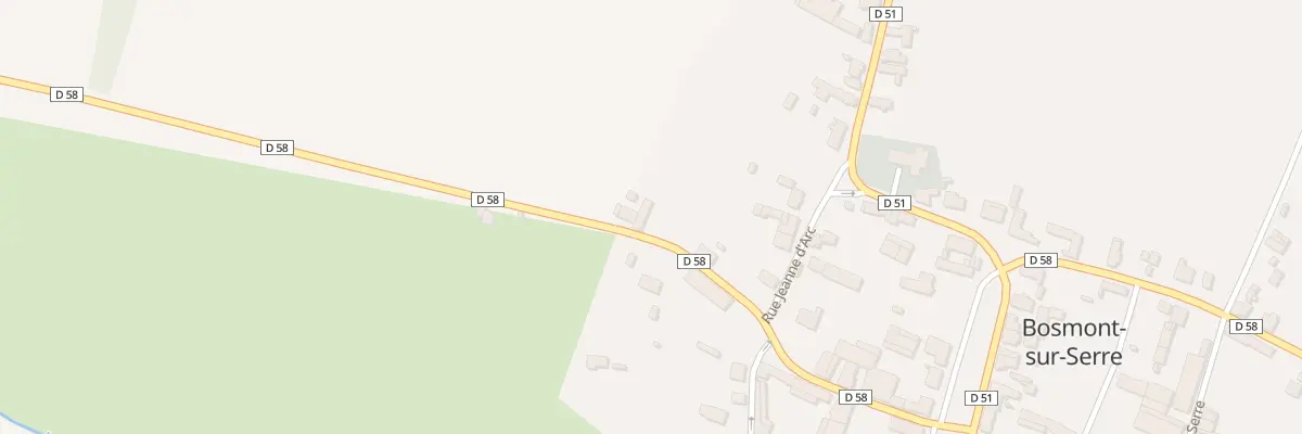 Plan du 6 Rue du Moulin de Bosmont à Bosmont-sur-Serre