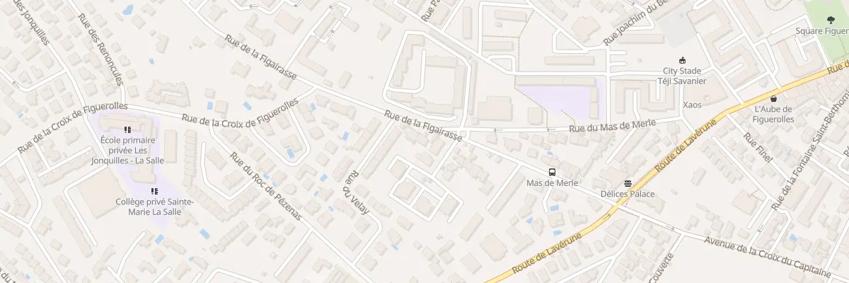 Plan du 50 Rue de la Figairasse à Montpellier