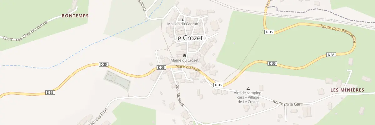 Plan du 11 Pl du Puits au Crozet