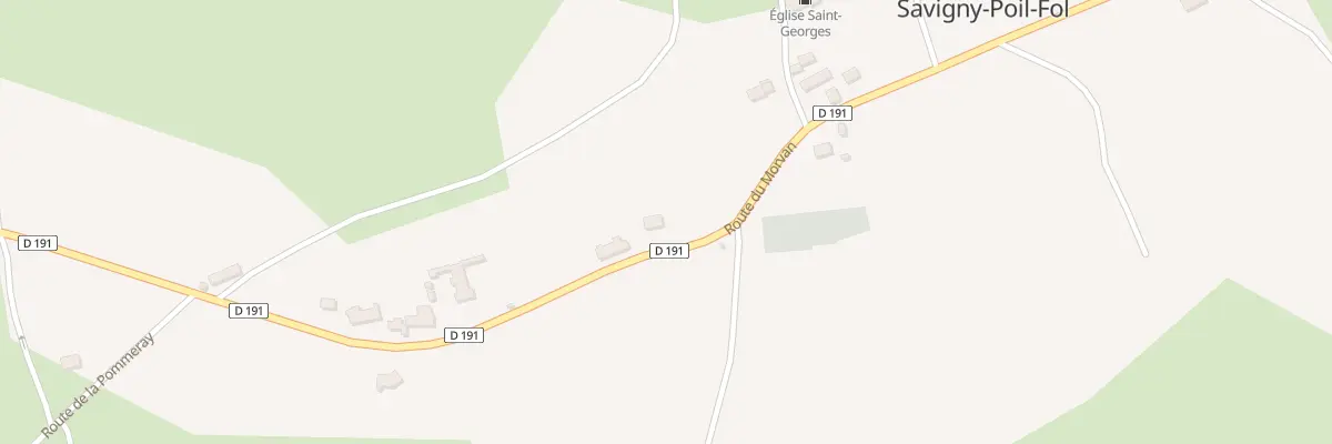 Plan du 12 Barillet à Savigny-Poil-Fol