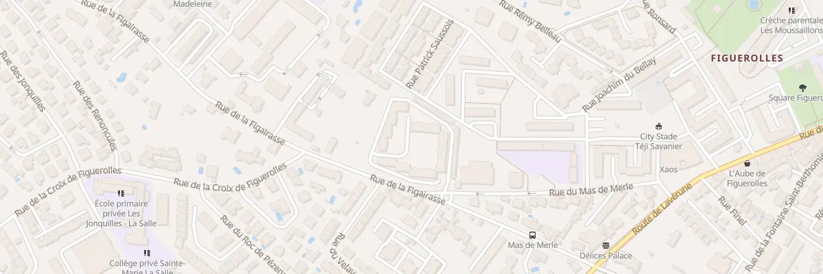 Plan du 39 Rue de la Figairasse à Montpellier