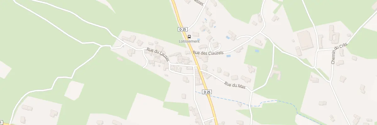 Plan du 1 Rte de Sauve à Pompignan