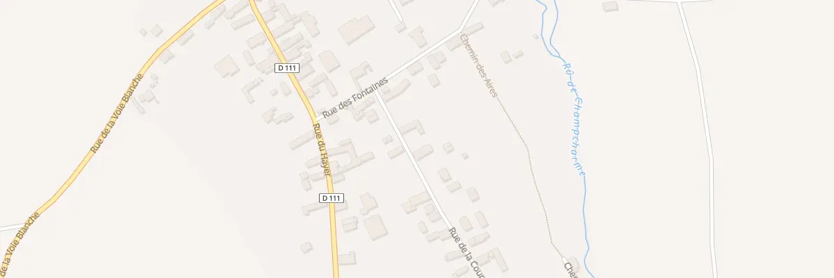 Plan du 3 Rue de la Cour à Chennegy
