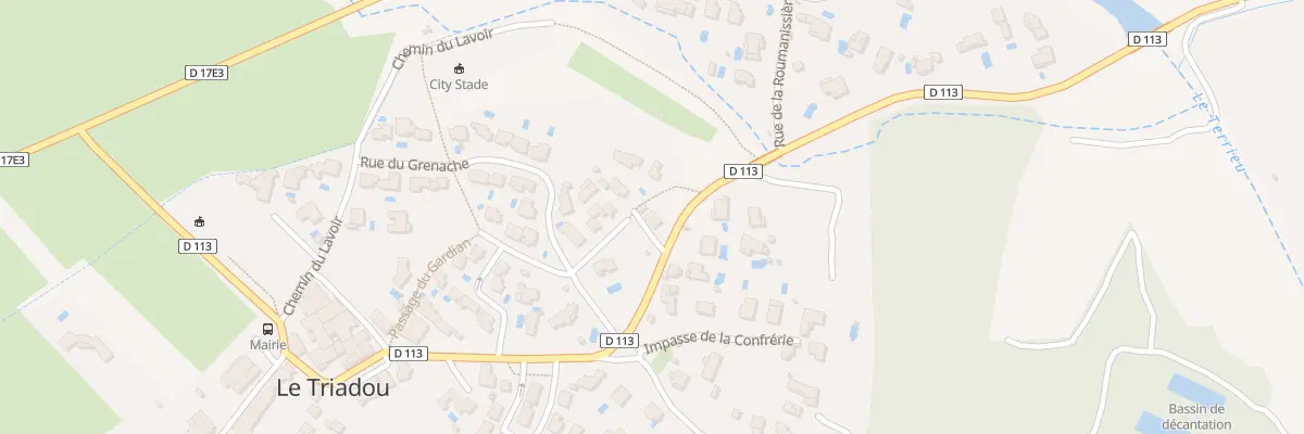 Plan du 5339 La Confrerie au Triadou
