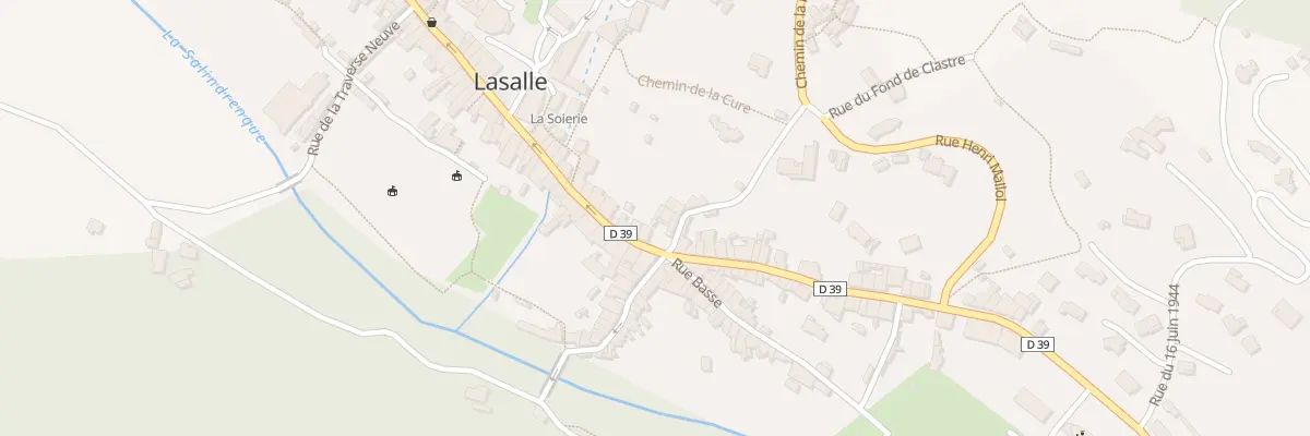 Plan du 60 Rue de la Croix à Lasalle
