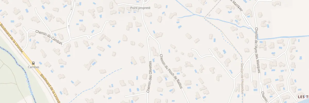 Plan du 816 Che du Pioch de Baïllos à Montferrier-sur-Lez