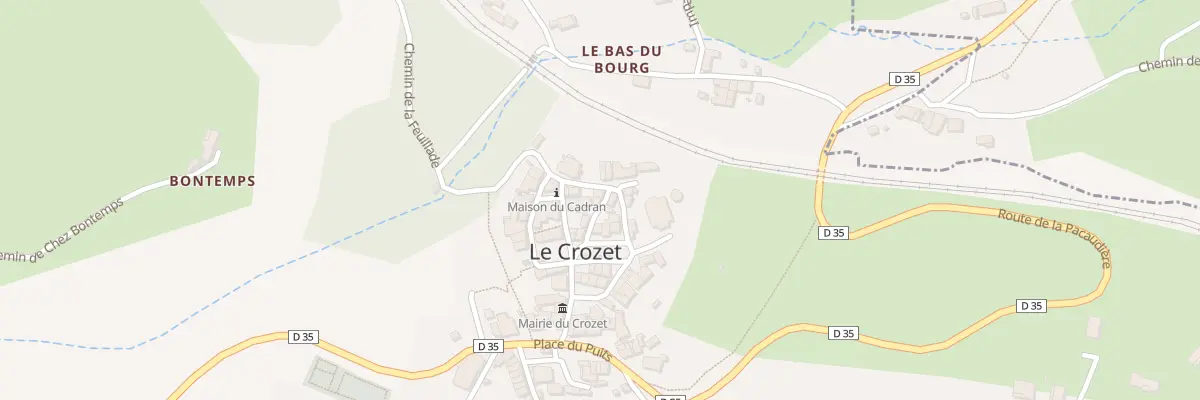 Plan du 122 Rue Marcel Bardonnet au Crozet