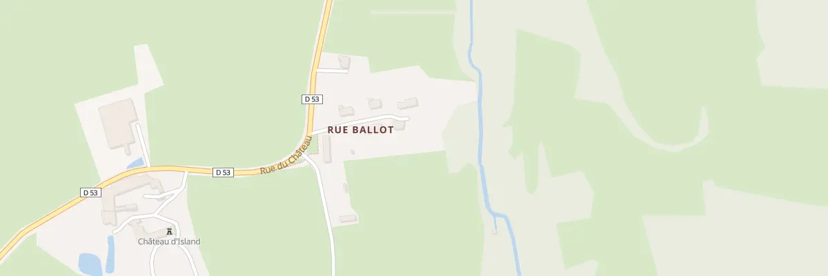 Plan du 6 Rue des Jonquilles à Island