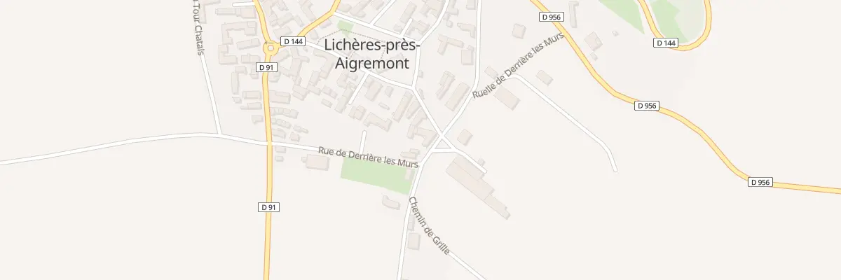 Plan du 6 Rue de la Brèche à Lichères-près-Aigremont