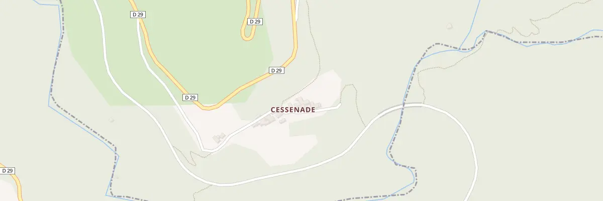 Plan du 5042 Cessenades à Ventalon en Cévennes