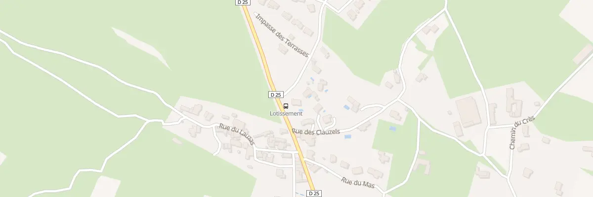 Plan du 5463 Che de Fissoli à Pompignan