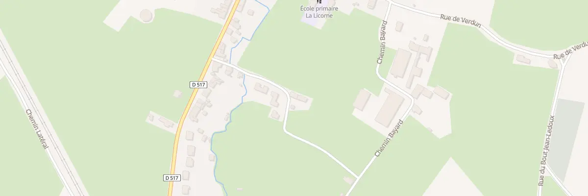Plan du 678 Che Bayard à Monceau-Saint-Waast