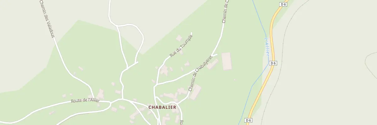 Plan du 5232 Chabalier- Chasserades à Mont Lozère et Goulet