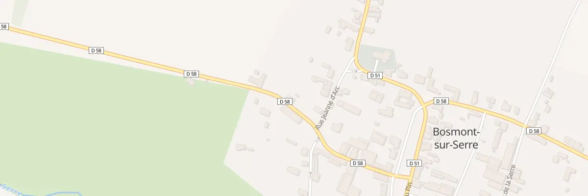 Plan du 4 Rue du Moulin de Bosmont à Bosmont-sur-Serre