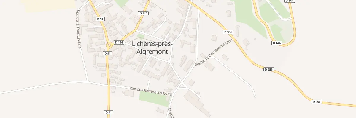 Plan du 1 Rue de la Brèche à Lichères-près-Aigremont