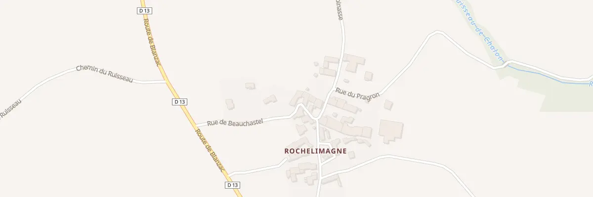 Plan du 8 Rue de Beauchastel à Polignac