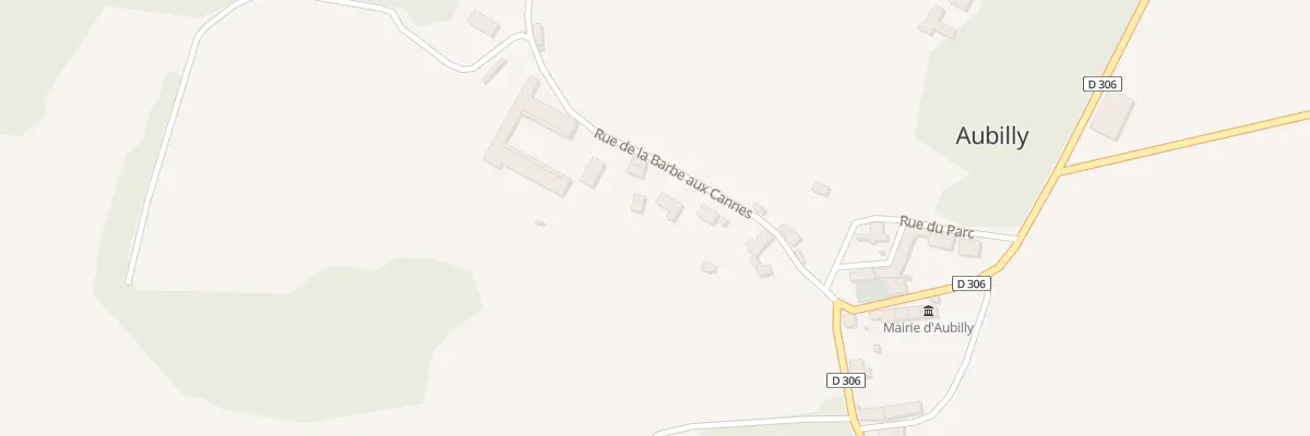 Plan du 5 Rue de la Barbe aux Canes à Aubilly