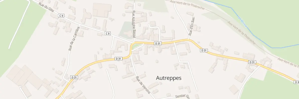 Plan du 5 Rue Jean Pierre Lefevre à Autreppes