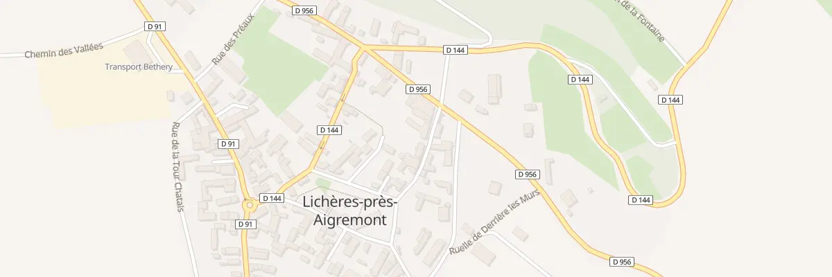 Plan du 5 Rue de la Poterne à Lichères-près-Aigremont