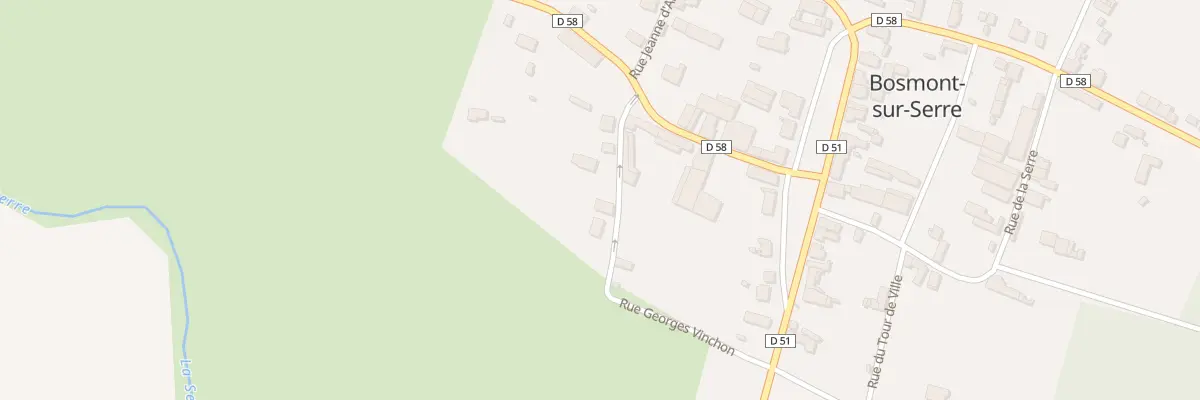 Plan du 4 Rue Georges Vinchon à Bosmont-sur-Serre