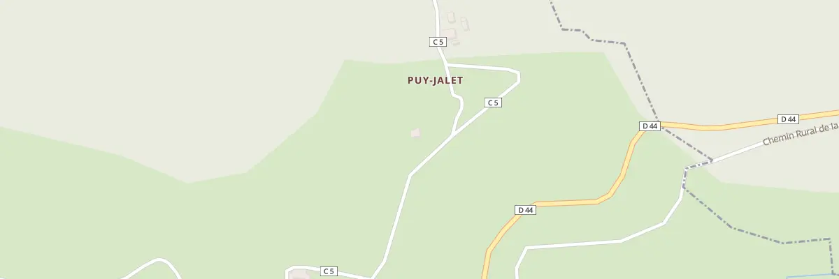 Plan du 1 Che de Puy-Jalet à La Valla-sur-Rochefort