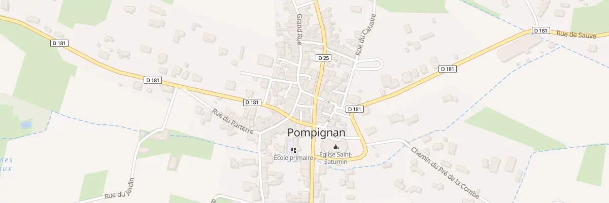 Plan du 10 Grand Rue à Pompignan