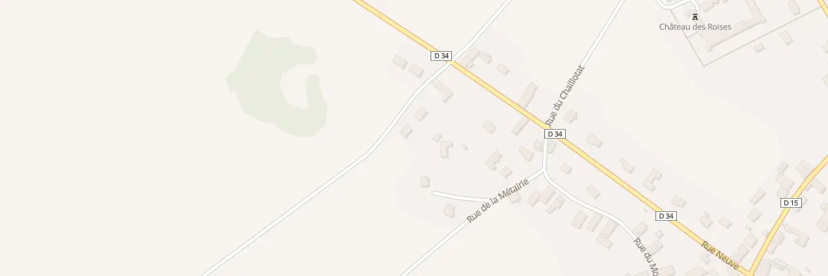 Plan du 5 Che des Grands Bois à Bucey-en-Othe